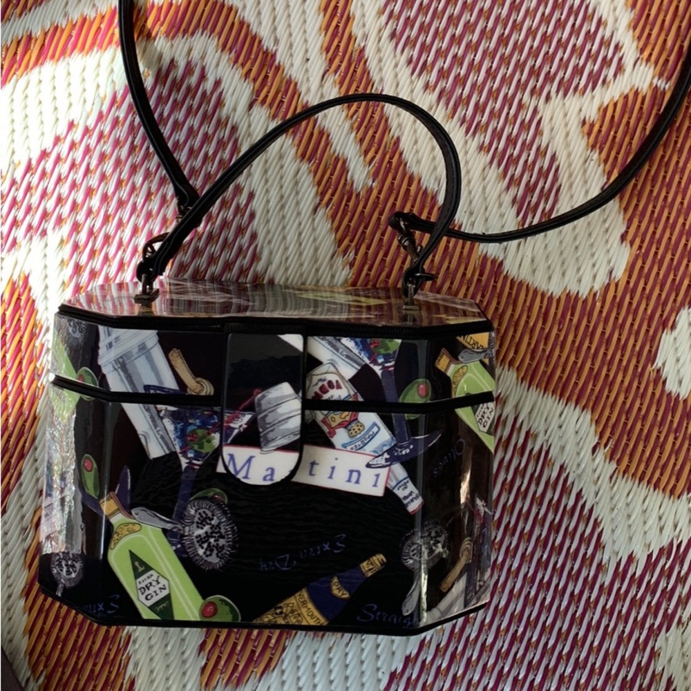 Martini motif evening bag